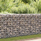 Mur de schanskorf Vidaxl avec couvercles 60x30x100 cm en acier galvanisé