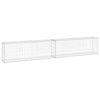 Mur Vidaxl Schanskorf avec couvercles 300x30x50 cm en acier galvanisé