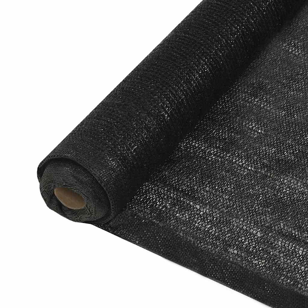 VidaXL filet d'intimité 150 g m² 1,5x50 m HDPE noir