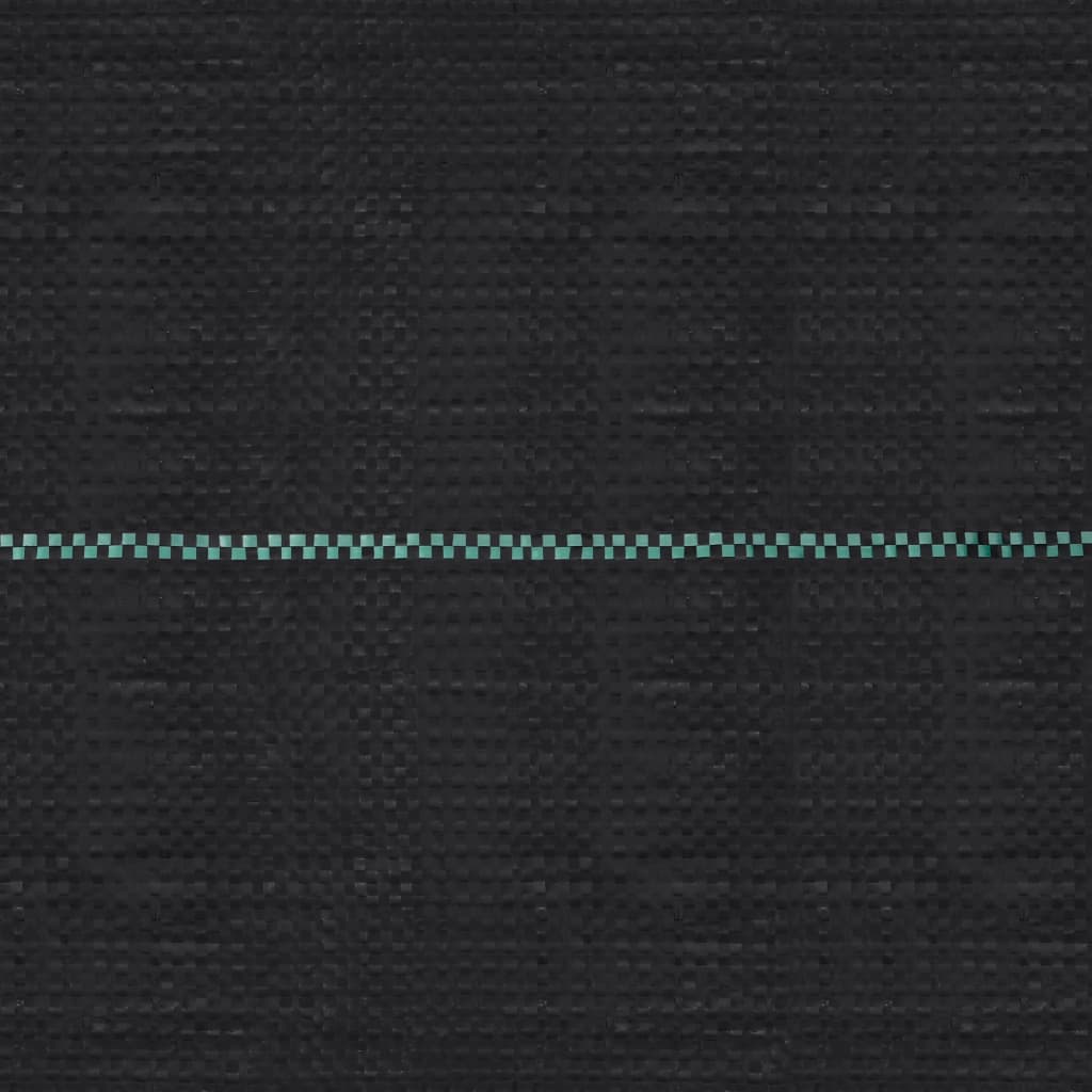Vidaxl Carrot Cloth 2x100 m pp noir