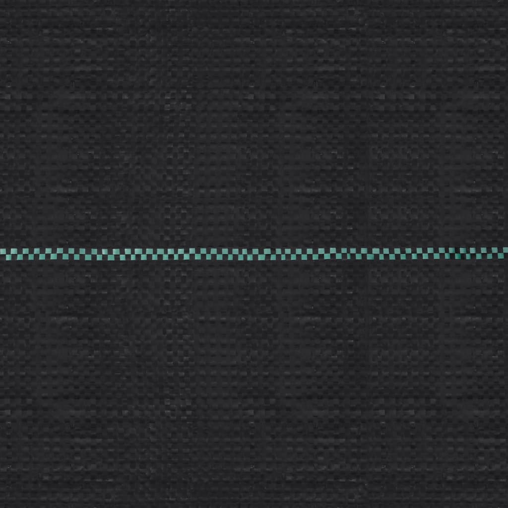 Vidaxl Carrot Tissu 2x150 m pp noir