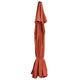 Tissu de remplacement Vidaxl pour parasol 500 cm en terre cuite -colored