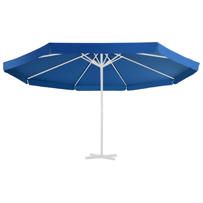 Tissu de remplacement de Vidaxl pour parasol 500 cm bleu azure
