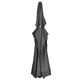 Tissu de remplacement Vidaxl pour parasol 600 cm anthracite -colored