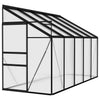 Vidaxl Greenhouse 6.23 m³ Aluminium anthracite -colored