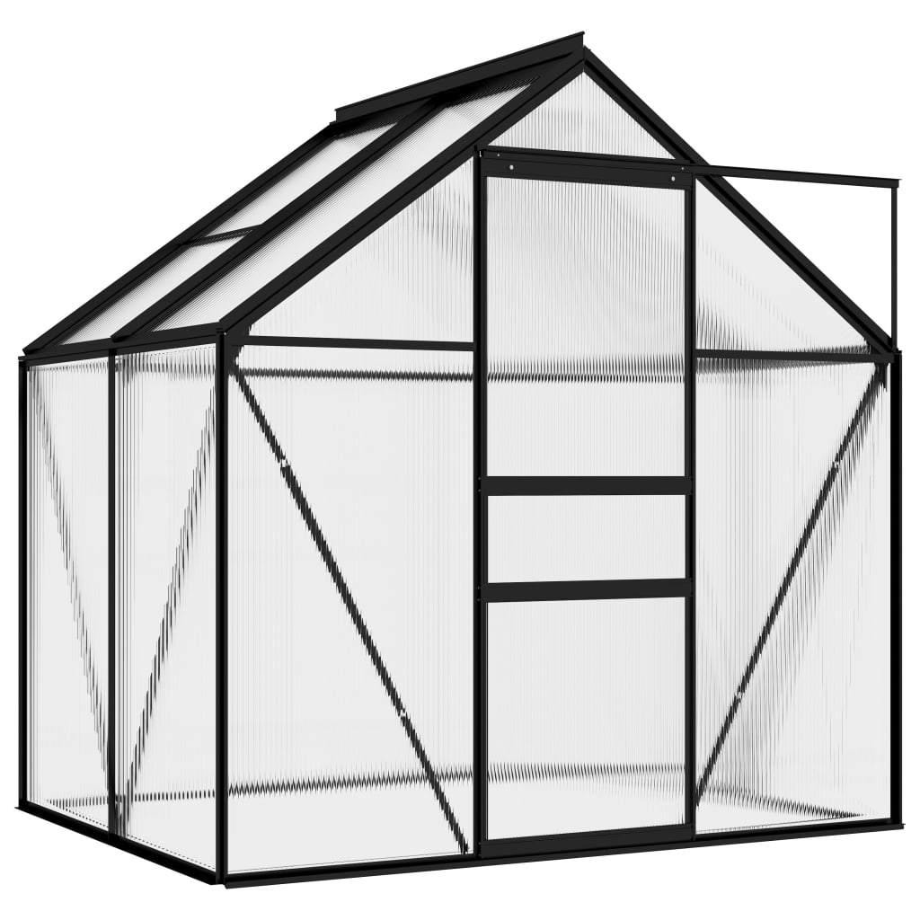 Vidaxl tuinkas 2,47 m³ anthracite en aluminium -colore