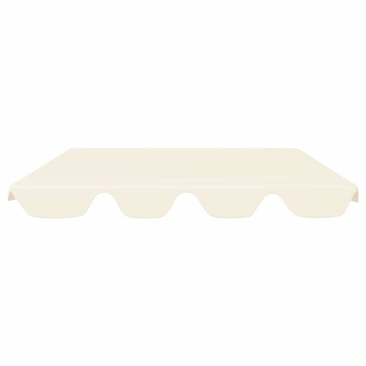 Slip de remplacement de Vidaxl pour le banc de swing 188 168x145 Crème 110 cm