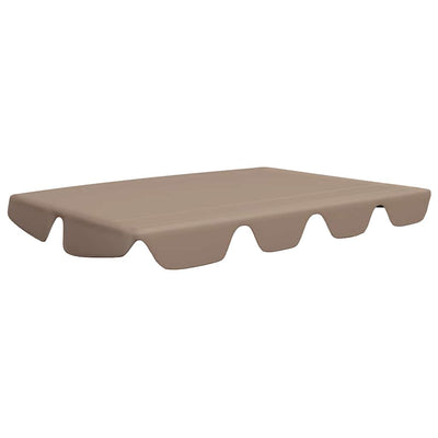 Vidaxl Slip de remplacement pour le banc de swing 188 168x145 110 cm taupe
