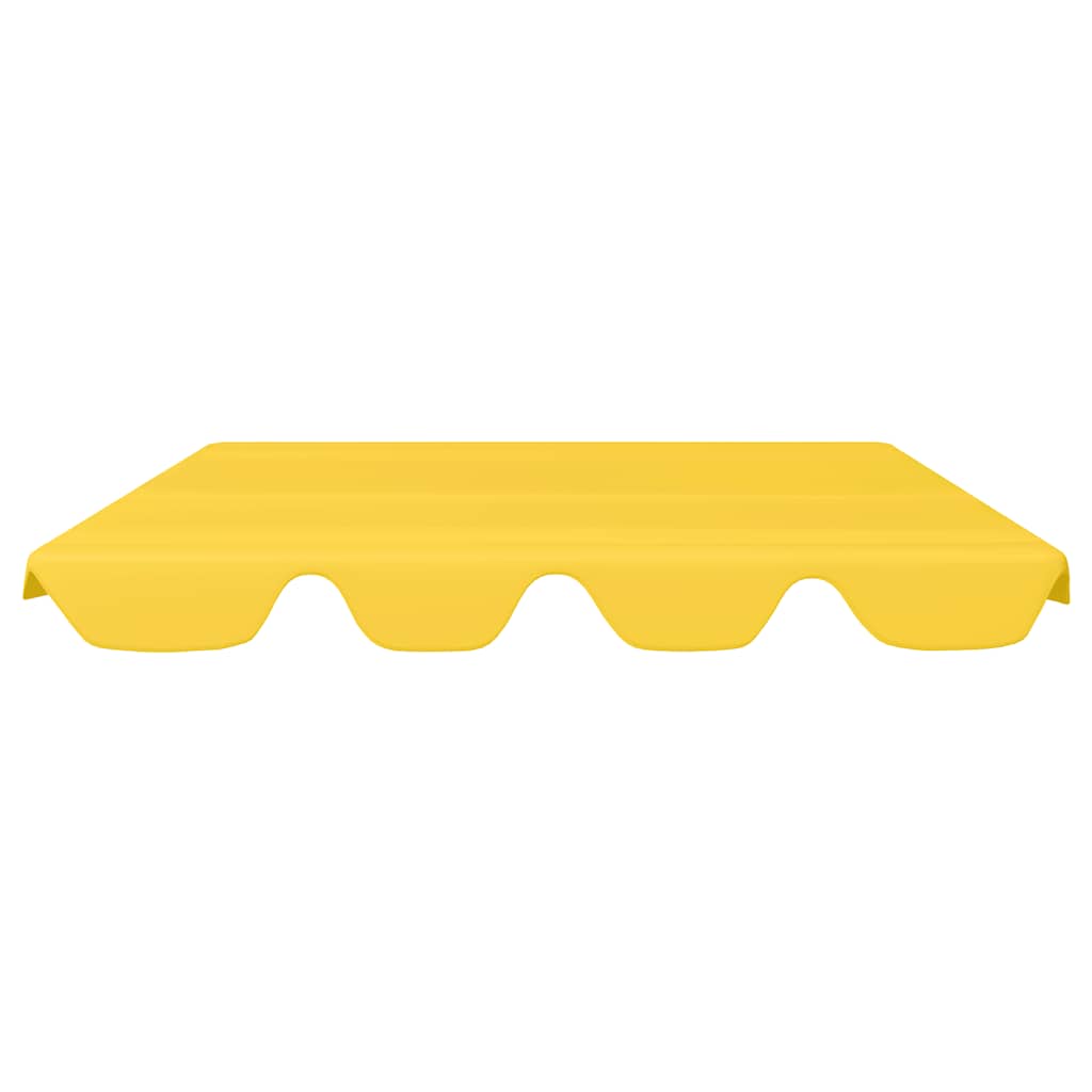Vidaxl Slip de remplacement pour le banc de swing 188 168x145 110 cm jaune