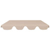 Slip de remplacement de Vidaxl pour le banc de swing 150 130x105 70 cm beige