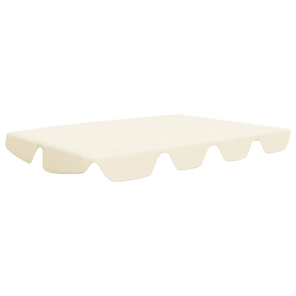 Vidaxl Slip de remplacement pour le banc de swing 150 130x105 70cm de couleur crème