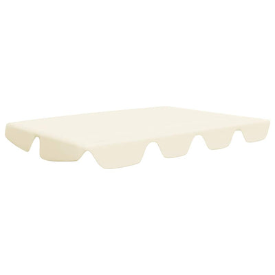 Vidaxl Slip de remplacement pour le banc de swing 150 130x105 70cm de couleur crème