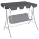 Slip de remplacement de Vidaxl pour le banc de swing 150 130x105 70 cm anthracite