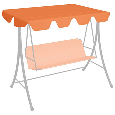 Vidaxl Slip de remplacement pour le banc de swing 150 130x105 70 cm orange