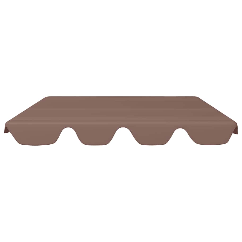 Vidaxl Slip de remplacement pour le banc de swing 150 130x105 70 cm brun