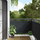 Écran de balcon Vidaxl 75x500 cm Oxford Fabric Anthracite