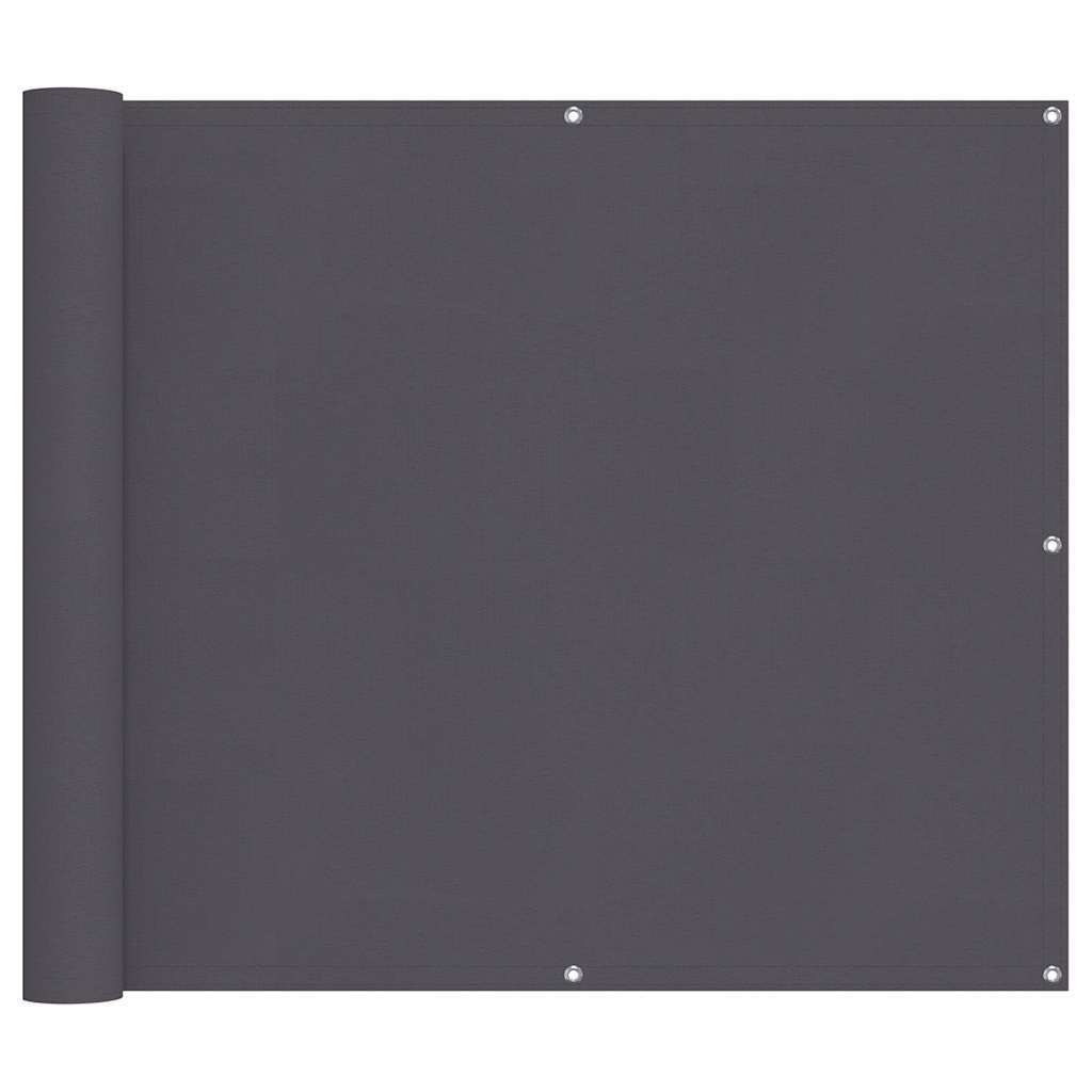 Écran de balcon Vidaxl 90x300 cm Oxford tissu anthracite