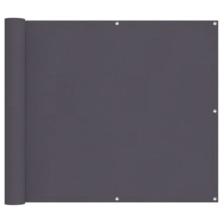 Écran de balcon Vidaxl 90x300 cm Oxford tissu anthracite