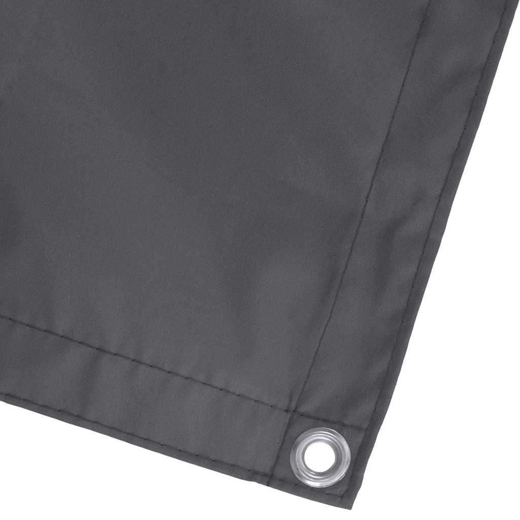 Écran de balcon Vidaxl 90x500 cm Oxford tissu anthracite