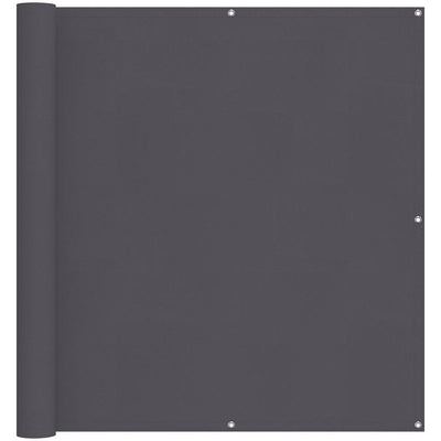 Écran de balcon Vidaxl 120x300 cm Oxford Fabric Anthracite