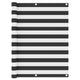 Écran de balcon Vidaxl 120x400 cm Oxford Fabric Anthracite et blanc