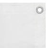 Écran de balcon Vidaxl 75x300 cm Oxford tissu blanc