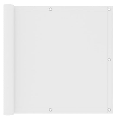 Écran de balcon Vidaxl 90x300 cm Oxford tissu blanc