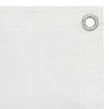 Écran de balcon Vidaxl 90x500 cm Oxford tissu blanc