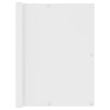 Écran de balcon Vidaxl 120x500 cm Oxford tissu blanc
