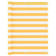 Vidaxx paravent de balcon 120x300 cm tissu oxford blanc et jaune