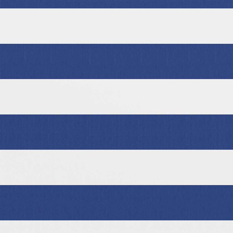 Écran de balcon Vidaxl 90x600 cm Oxford tissu blanc et bleu