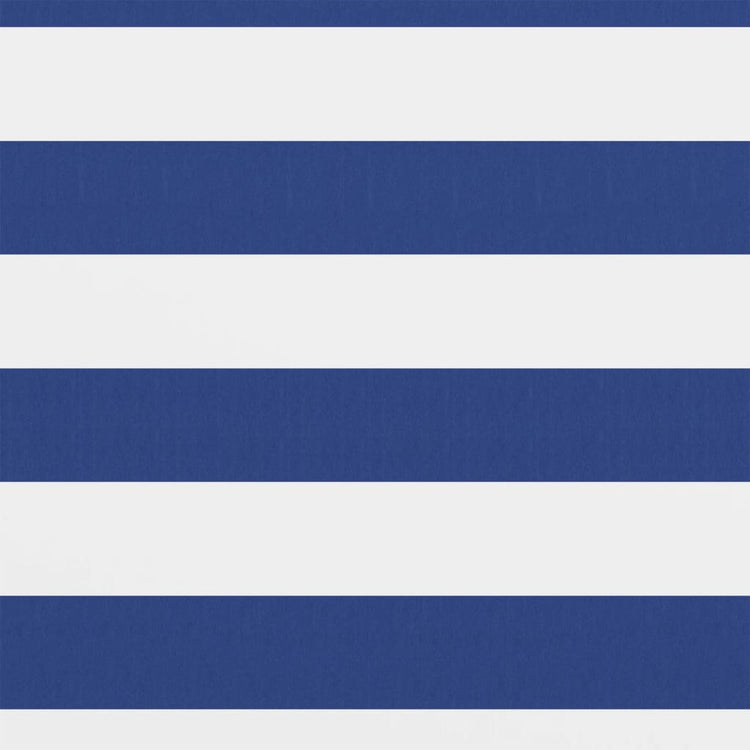 Écran de balcon Vidaxl 120x400 cm Oxford tissu blanc et bleu