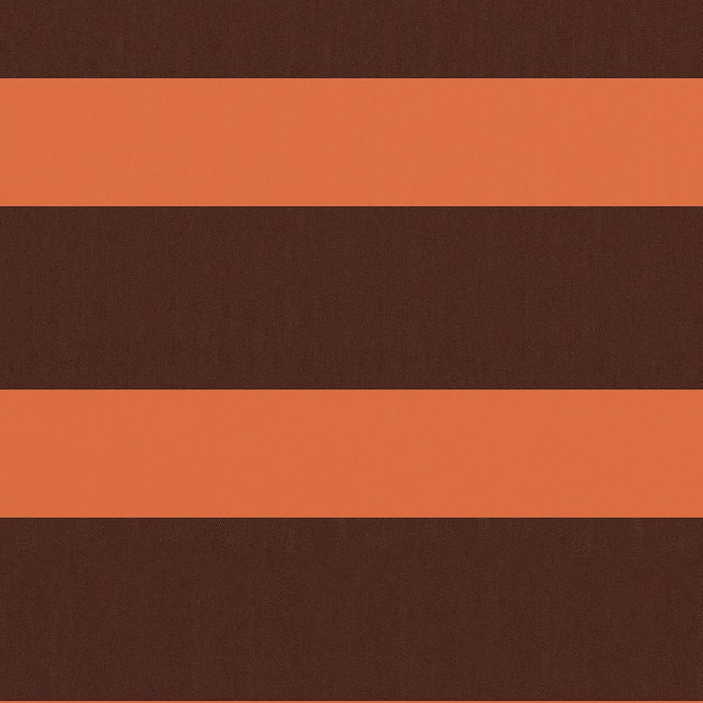 Écran de balcon de Vidaxl 90x300 cm Oxford tissu orange et marron