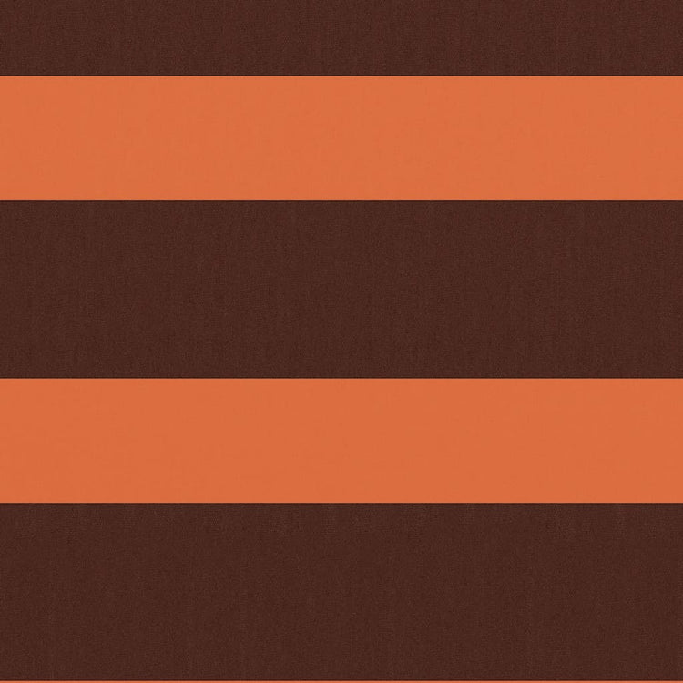 Écran de balcon de Vidaxl 90x300 cm Oxford tissu orange et marron