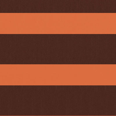 Écran de balcon Vidaxl 120x300 cm Oxford tissu orange et marron