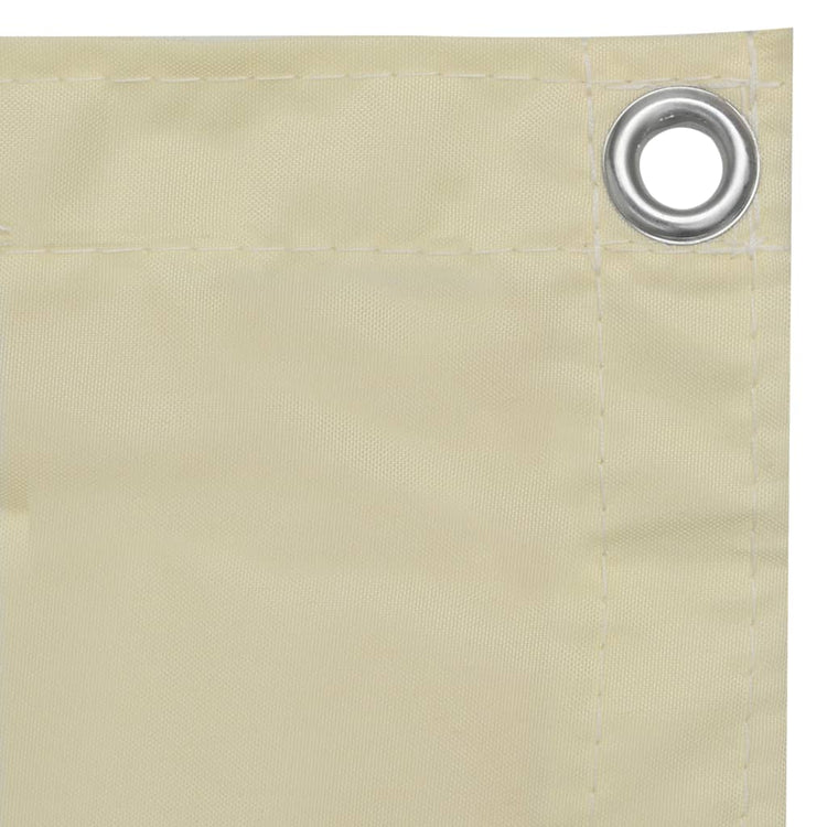 Écran de balcon Vidaxl 120x500 cm Oxford tissu terre casse
