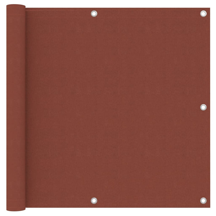 Écran de balcon Vidaxl 90x300 cm Oxford tissu Terracotta