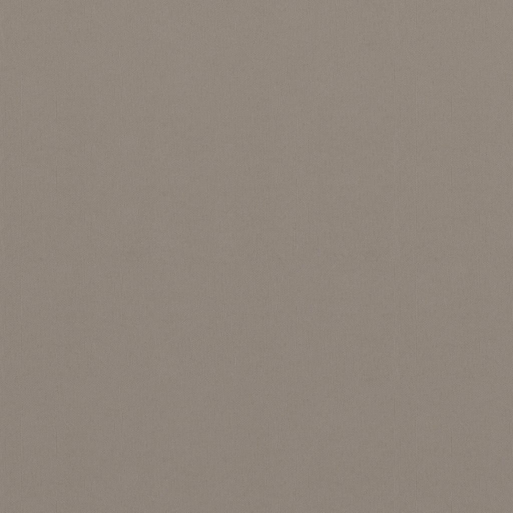 Écran de balcon Vidaxl 75x300 cm Oxford tissu taupe