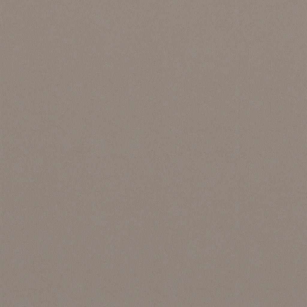 Écran de balcon Vidaxl 75x600 cm Oxford tissu taupe