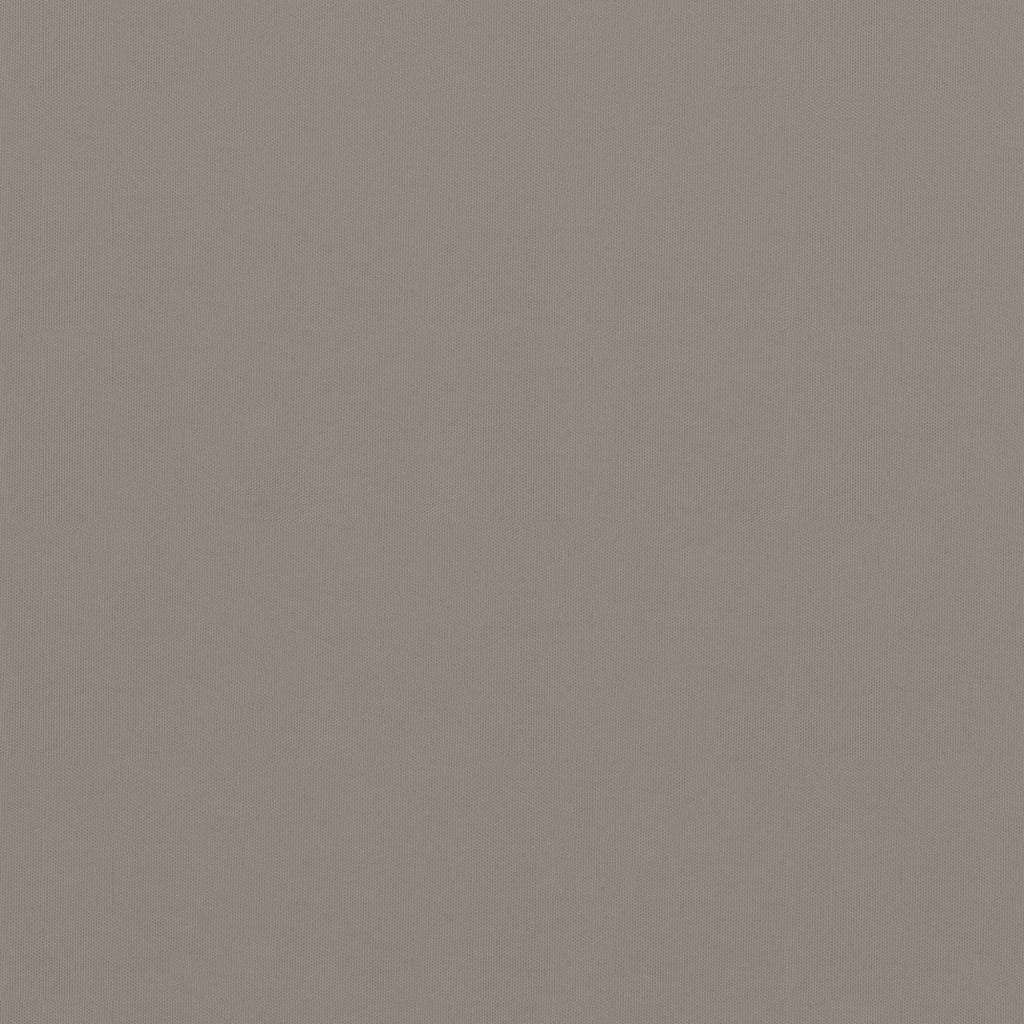 Écran de balcon Vidaxl 90x500 cm Oxford tissu taupe