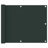 Écran de balcon Vidaxl 75x300 cm Oxford tissu vert foncé - afbeelding 1