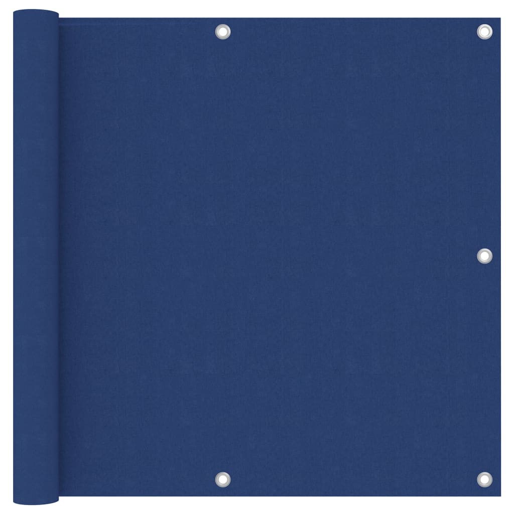 Écran de balcon Vidaxl 90x300 cm Oxford tissu bleu