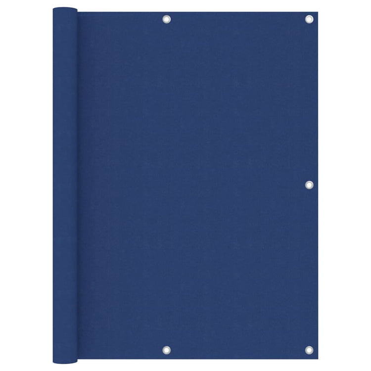 Écran de balcon Vidaxl 120x400 cm Oxford tissu bleu