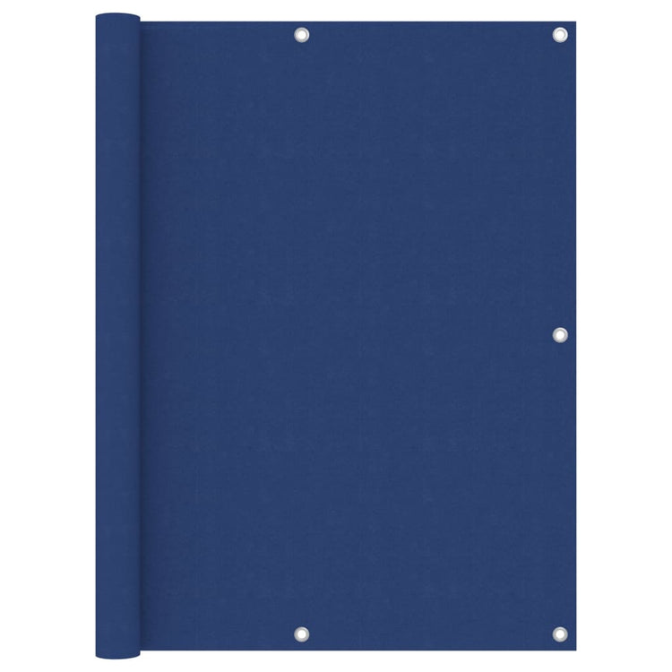 Écran de balcon Vidaxl 120x500 cm Oxford tissu bleu