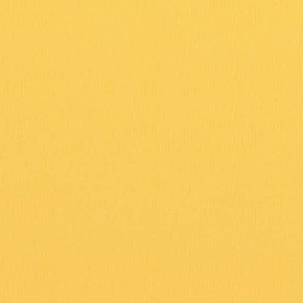 Écran de balcon Vidaxl 75x300 cm Oxford Fabric Jaune
