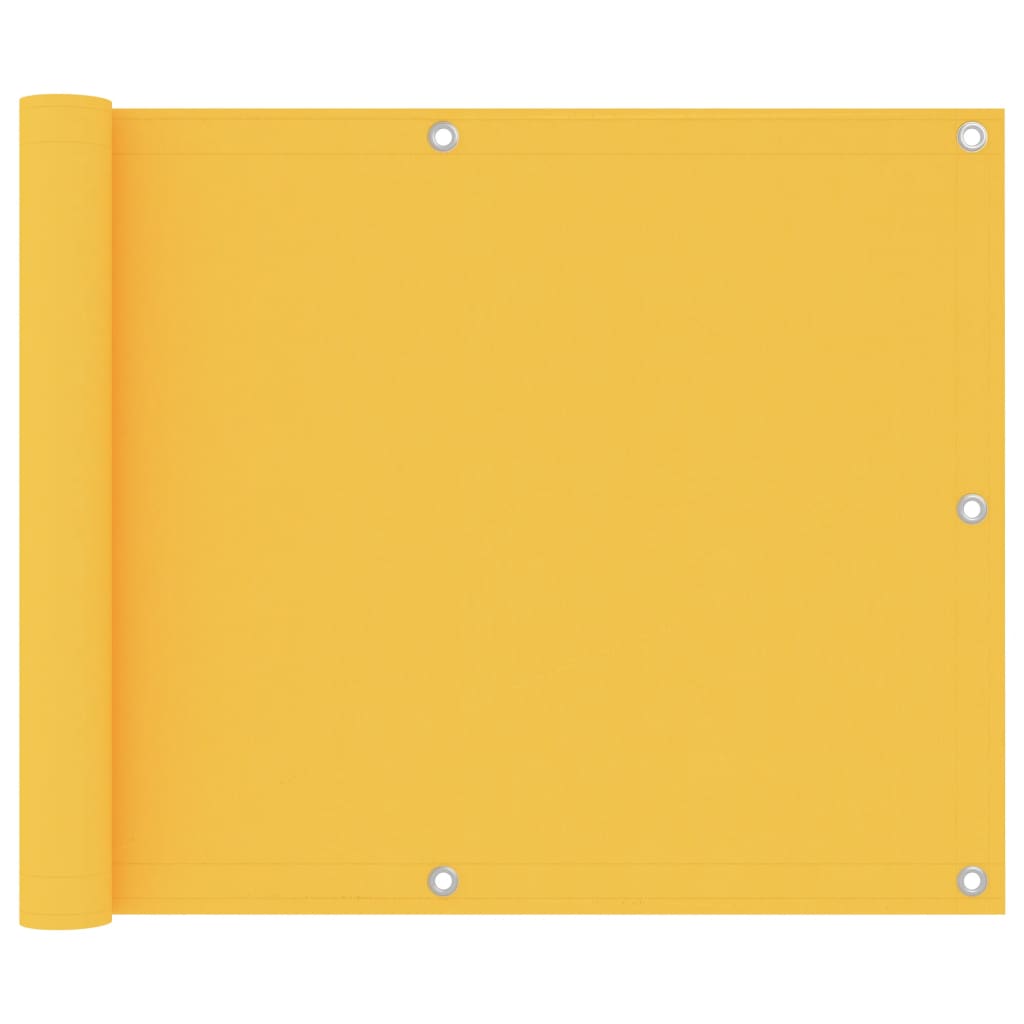 Vidaxx paravent de balcon 75x600 cm tissu oxford jaune