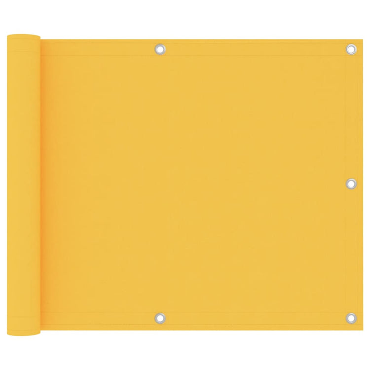 Vidaxx paravent de balcon 75x600 cm tissu oxford jaune