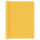Écran de balcon Vidaxl 120x300 cm Oxford Fabric jaune