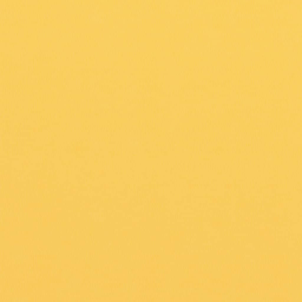 Écran de balcon Vidaxl 120x400 cm Oxford Fabric Jaune