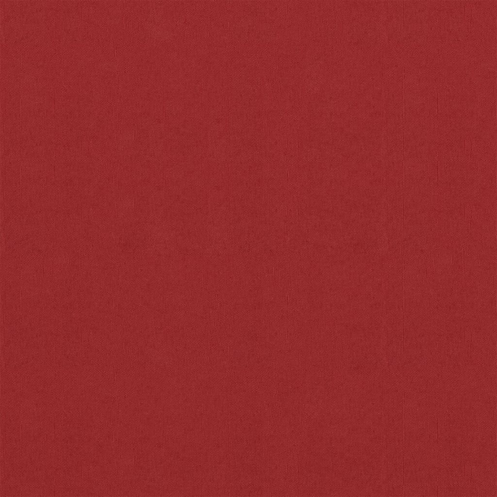 Écran de balcon Vidaxl 90x300 cm Oxford Fabric Red